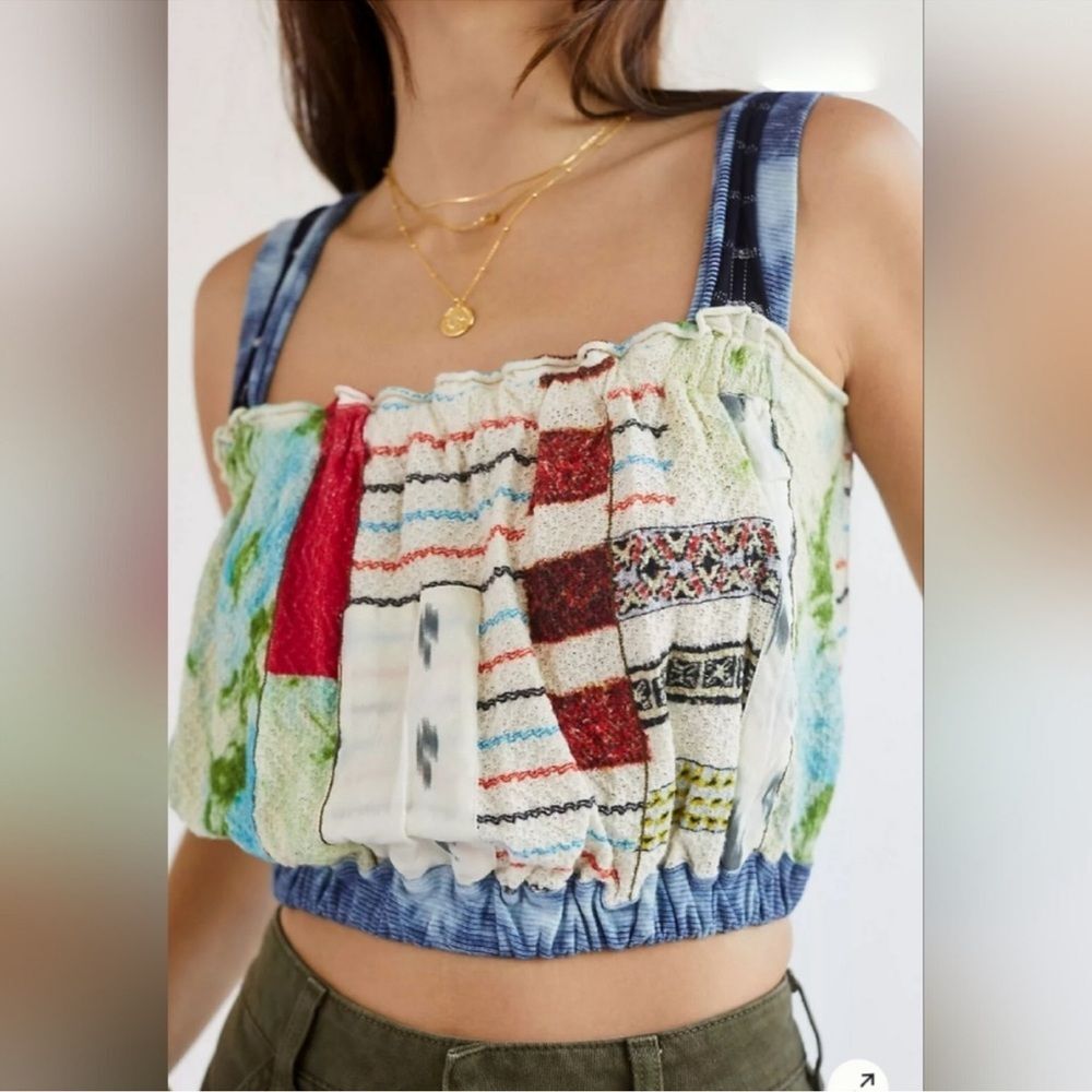 NWT Anthropologie Crafted Crop Tank XS